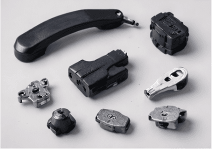 Automotive injection molded plastic components