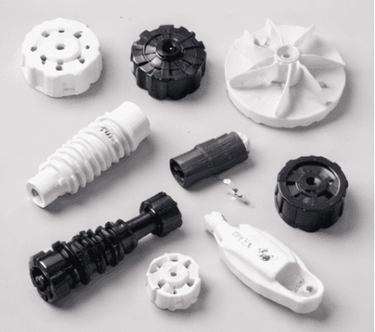 Industrial equipment plastic components and machine housings