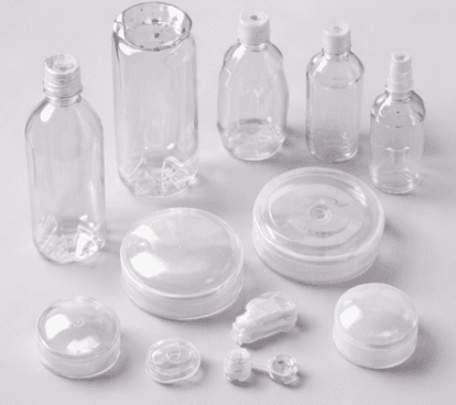 Plastic packaging components and rigid containers